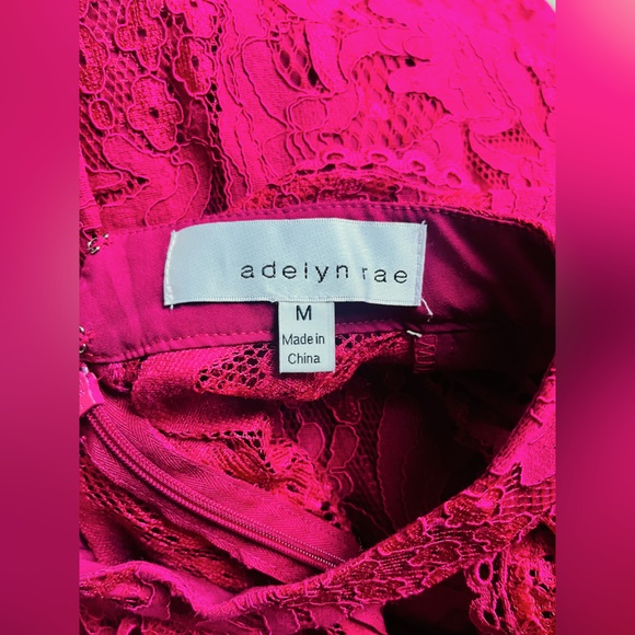 Adelyn Rae Cap Sleeve Lace Dress - Picture 3 of 5